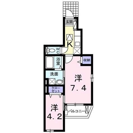 パーチェ ブレッザの物件間取画像